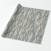Grau-weiße Fischgrät-Diamant-Geschenkpapier Geschenkpapier (Ungerollt)
