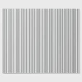 Grau-weiße Streifen Geschenkpapier (Flach)