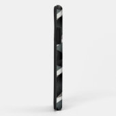 Grau + Weiße Webart-flippiger Muster iPhone 5 Fall Case-Mate iPhone Hülle (Hinten/Rechts)