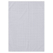 grau weißer Tupfen- und Karomuster Tischdecke (Vorderseite)