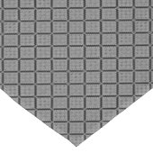 Grau-weißes geometrisches kariertes Muster Tischdecke (Schrägansicht)