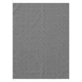 Grau-weißes geometrisches kariertes Muster Tischdecke (Vorderseite)