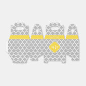 Grau Welch marokkanischer #5 Ananas 3 Anfangsmonog Geschenkschachtel (Ungefaltet)