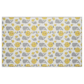 Grau Whale & Blowfish Cartoon Baby Pattern Stoff (Fat Quarter (45,7 x 55,9 cm))