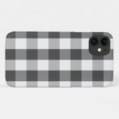 Grau White Buffalo Karo Kariert Case-Mate iPhone Hülle (Rückseite (Horizontal))