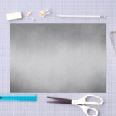 Grau White Ombre Modern Seidenpapier (Handwerk)