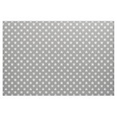 Grau White Stars Muster dekorativ Textil Stoff (Yard (91,4 cm))