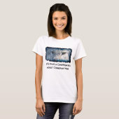 Grau Wolf Eyes Wildlife Conservation Shirt (Vorne ganz)