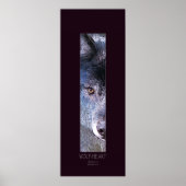 (Grau) WOLF HEART Art Poster (Vorne)