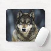 Grau-Wolfschnee Mousepad (Mit Mouse)