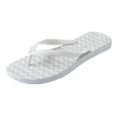 grau Zickzack Badesandalen (Schrägansicht)