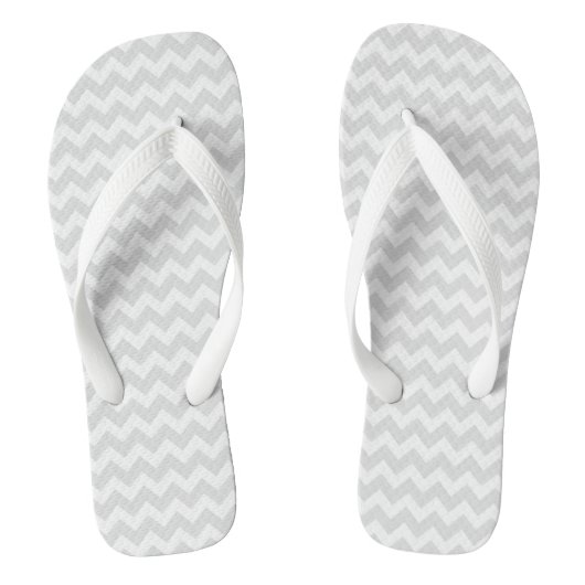 grau Zickzack Badesandalen (Fußbett)