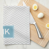 grau Zickzack.png Handtuch (Viertel Falte)