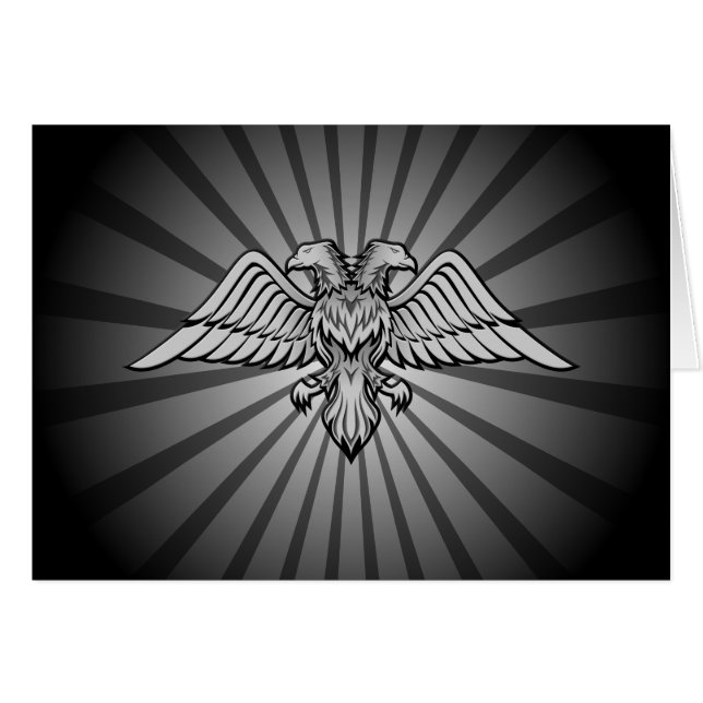 Grauadler mit zwei Köpfen (Vorderseite (Horizontal))