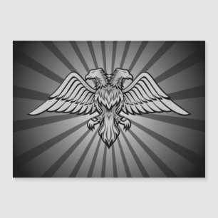 Grauadler mit zwei Köpfen Magnetkarte
