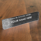 Grauadler mit zwei Köpfen Namensplakette (Seite)