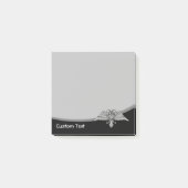 Grauadler mit zwei Köpfen Post-it Klebezettel (Vorderseite)