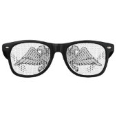 Grauadler mit zwei Köpfen Sonnenbrille (Vorderseite)