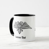 Grauadler mit zwei Köpfen Tasse (Vorderseite Links)