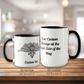 Grauadler mit zwei Köpfen Tasse