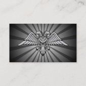 Grauadler mit zwei Köpfen Visitenkarte (Rückseite)