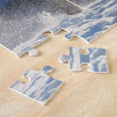 Grauarabäer, die in Schneemanie fließen Puzzle (Seite)