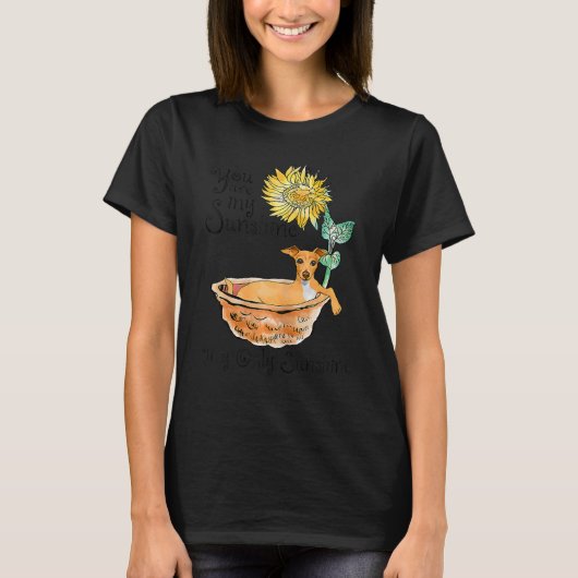 Graubäder in einer Tube mit Sonnenblumen T-Shirt (Vorderseite)