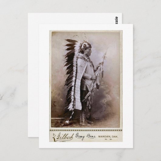 Graubär 1880 postkarte (Vorne/Hinten)