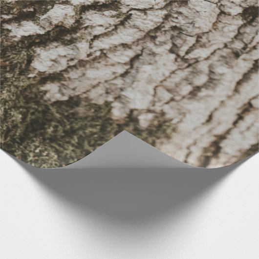 Graubaum Geschenkpapier (Ecke)