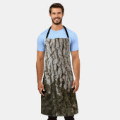 Graubaum Schürze (Getragen)