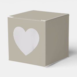 Graubeige Geschenkschachtel