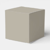 Graubeige Geschenkschachtel (Rückseite)