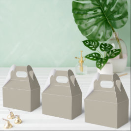 Graubeige Geschenkschachtel