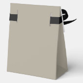 Graubeige Geschenkschachtel (Rückseite)