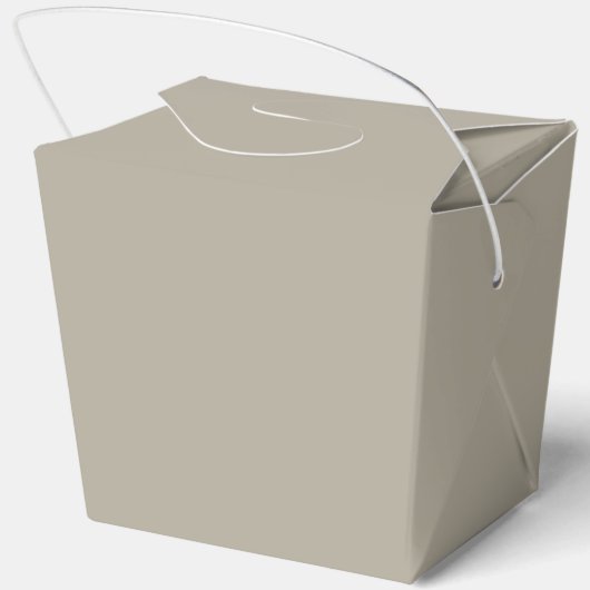 Graubeige Geschenkschachtel (Rückseite)