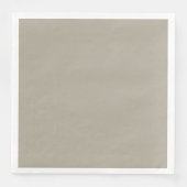 Graubeige Serviette (Vorderseite)