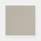Graubeige Serviette (Vorderseite)