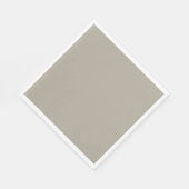 Graubeige Serviette (Ecke)