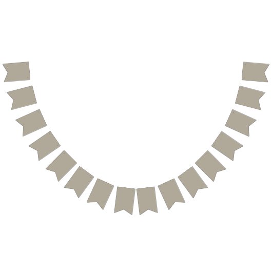 Graubeige Wimpelkette (Alle)