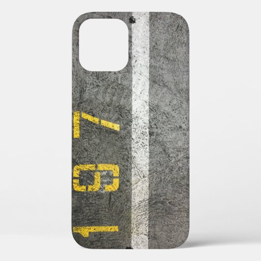 Graubetonboden mit 197 Druck Case-Mate iPhone Hülle (Rückseite)
