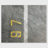 Graubetonboden mit 197 Druck Geschenkpapier (Flach)