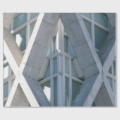 Graubetoniertes Gebäude am Tag Geschenkpapier (Flach)