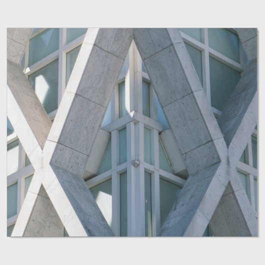 Graubetoniertes Gebäude am Tag Geschenkpapier (Flach)