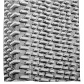 Graubetoniertes Gebäude Duschvorhang (Vorderseite)