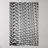 Graubetoniertes Gebäude Poster (Vorne)