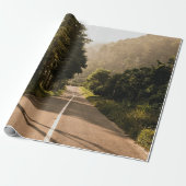 Graubetonstraße am Morgen Geschenkpapier (Ungerollt)