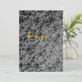 Graubläschen-Design Dankeskarte (Stehend Vorderseite)