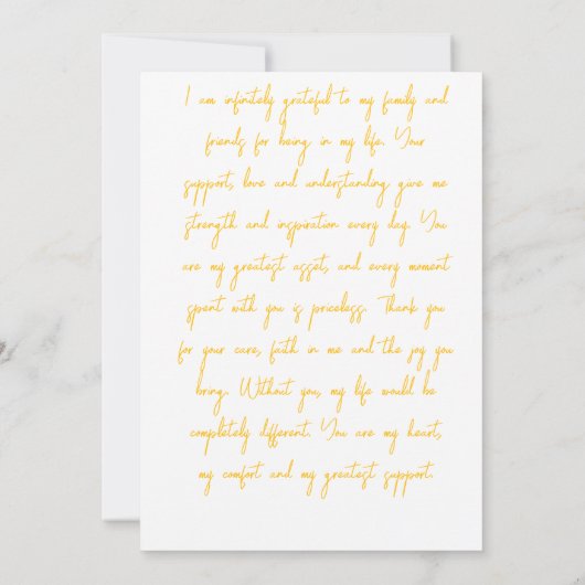 Graubläschen-Design Dankeskarte (Rückseite)