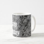 Graubläschen-Design Kaffeetasse (VorderseiteRechts)