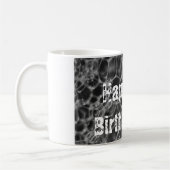 Graubläschen-Design Kaffeetasse (Links)
